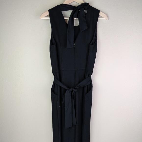 NWOT Rachel Rachel Roy Black Back Tie Jumpsuit - Picture 3 of 8